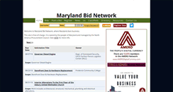 Desktop Screenshot of marylandbids.com